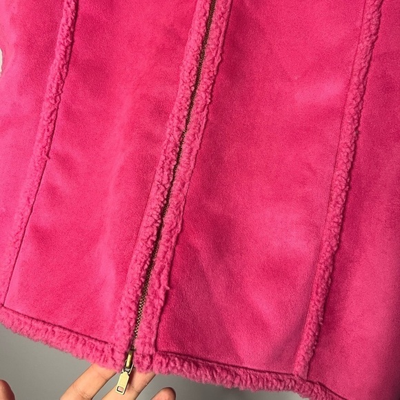 Liz Claiborne Y2K Style Vest with Sherpa Lining Large - Picture 4 of 7